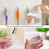 Heavy Duty Adhesive Hooks, Waterproof Transparent Wall Hooks for Bathroom, Kitchen, 12 Pack