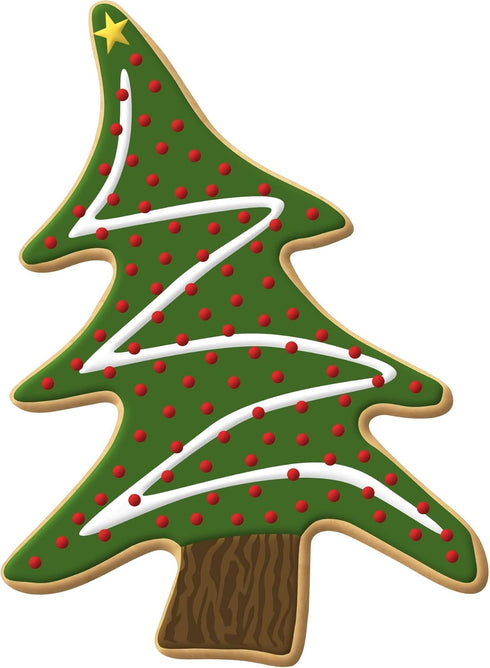 Foose Pine Tree Cookie Cutter 3.5 Inch, Tin Plated Steel Cookie Mold
