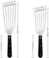 Fish Spatula - 2 Pack Stainless Steel Slotted Spatulas for Cooking, Flipping, Frying, Grilling