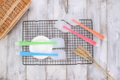 Silicone Spatula Set of 4, Heat Resistant Flexible Spatula 450F, Food Grade Kitchen Utensils