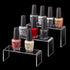 Acrylic Display Stand Riser - Clear Small Decorator Stand Shelf for Figures, Jewelry, Cupcake, Dessert - 2 Sets