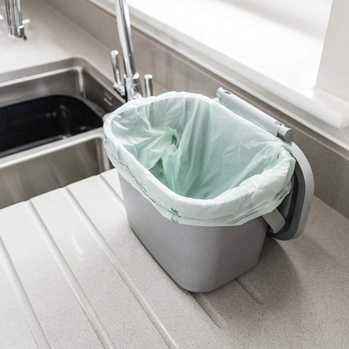 Everyday Kitchen Food Waste Compost Caddy Bin, 4.5 Litre, Air Blue