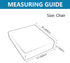 High Stretch Water Repellent Sofa Seat Cushion Covers for RV Dinette, Small Cream Furniture Protector Slip Cover