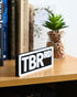 Spelable 3D TBRRD-2/6) Library Street Sign, Bookshelf Library Sign, Book Nook decor, Bookshelf Accessories, Book Lovers