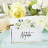 Kate Aspen Eucalyptus Floral Tent Place Cards (Set of 50) - Sage Green Party Decorations for Baby & Bridal Showers