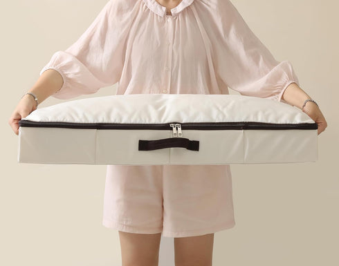 2Pcs 29.5*15*4") iwill CREATE PRO Under-Bed Storage Bins with Sturdy Handles, Toy Storage Organizers, Clothes Storage