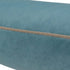 Solid Velvet Decorative Throw Pillowcase, Luxury Soft Cushion Cover, 14 x 24 Inches, Blue