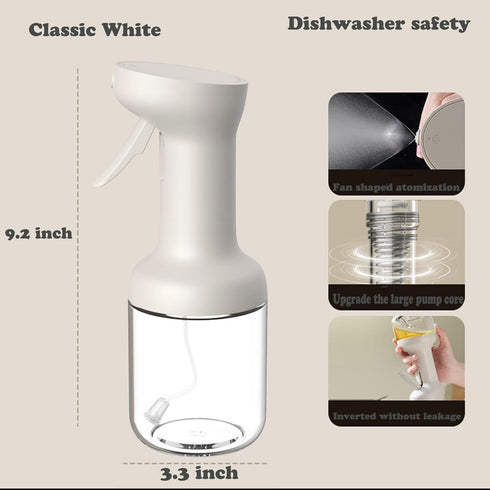 Povinmos Cooking,16oz/450ml 16oz) Glass Olive Oil Sprayer for - Olive Oil Dispenser for Kitchen Gadgets,Air Fryer,Salad