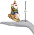 Old World Christmas Ornaments Sunning Santa Glass Blown Ornaments for Christmas Tree