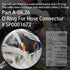 O-Ring Repair Kit for Breville Oracle Espresso Hose Connectors, Fix Coffee Machine Thermal GFCI Outlet Leakage