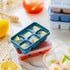 Ice Cube Trays for Freezer - 3 Pack Mini Ice Cube Trays with Lid & Easy-Release Silicone Bottom for Travel