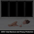 HIDBEA Mirror Blackout Window Film, 100% Light Blocking Room Darkening Tint, Removable Cover for Day Sleep