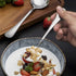 HAPPY KIT 12 Pcs Premium Stainless Steel Soup Spoons Set, Heavy-Weight Durable Round Flatware