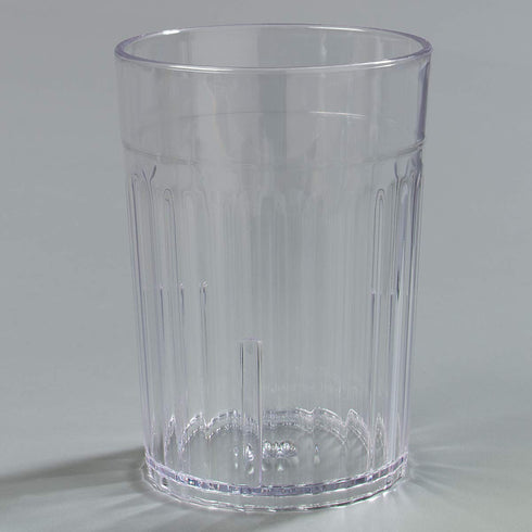 Carlisle FoodService Products Bistro Tumbler, Plastic, 10.2 Ounces, Clear