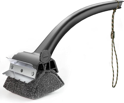 BBQ Grill Brush Bristle Free - Grill Cleaner Brush with Replaceable Heads