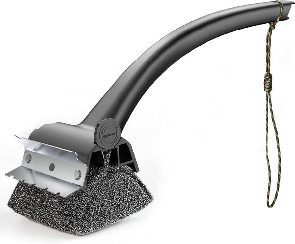 BBQ Grill Brush Bristle Free - Grill Cleaner Brush with Replaceable Heads