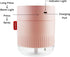 Portable Small Humidifier, 500ml Air Humidifier for Plant, Night Light Function, USB Personal Cool Mist for Home