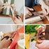Kitchen Shears Set - QtoiKce Kitchen Scissors 3 Pack, All Purpose Poultry Shears, Stainless Steel Sharp Utility Cooking