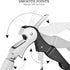 HYZ 2-Pack Wine Opener Waiter Corkscrew, Professional Wine Key with Foil Cutter, Manual Double Hinged (Black)