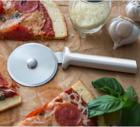 Rada Cutlery Pizza Cutter, Made in USA, Silver Handle