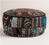 Sophia-Art Indian Embroidered Patchwork Cover Indian Decorative Comfortable Floor Cotton Cushion Ottoman