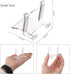 Hipiwe 10 Packs Acrylic Easel Stands, Clear Display Easel Holder for Belt Buckles, Badges, Coins, Medals, 1.97 Inch Tall
