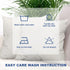 Batmerry Set of 2 Winter Pillow Covers 18x18 Inch, Majestic Mountains in Magical Snow, Double Sided