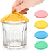 4 Pack 13Oz 400ml Coloch Working Glass Jar with Leakage Proof Lid, French Jelly Jar Clear Storage Jar for Jam, Jelly