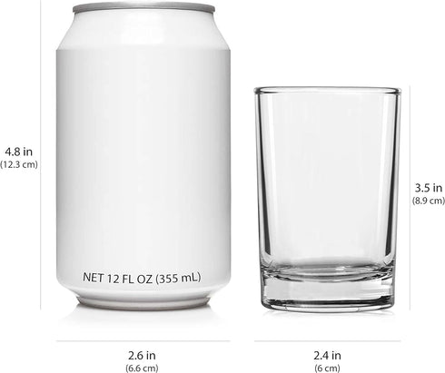 Libbey Heavy Base Juice Glasses, Set of 4, 5.5 Fluid Ounces