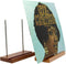 Big Fudge Wooden Record Holder Stand for Vinyl Records, Now Playing Display Stand for Special LP Albums