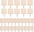 30 Pcs Mini Wooden Cutting Board with Handle, Unfinished Wood Blank Paddle Chopping Board for Kitchen DIY Decor