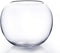WGV Bowl Glass Vase, 8" Diameter, 6.5" Height, Clear Bubble Planter for Wedding Event Home Decor