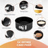 RFAQK 4-Inch Mini Cake Pans Set for Baking - Nonstick 4PCs Small Pans for Cheesecakes, Pizzas, and Smash Cakes
