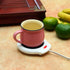 2pcs(White (CFW002-White) Home&Office Desktop Electric Mug Warmer-Coffee/Tea/Cocoa/Soup-Scented Candles Gift for Winter