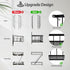 2.5 SweetSage Fire Escape Wall Shelf, Modern City Corner Wall Decorative Action Figure Metal Display with Mini Shelf