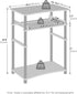 Furinno Home Office Writing Desk Computer Desk with Keyboard Tray Black/Grey