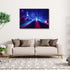 LSIUHWUWI Cyberpunk Style Pictures, Neon Streetview Night Paintings, Canvas Wall Art, 16X24 INCH Ready to Hang