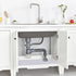 Non-Adhesive Kitchen Shelf Liner Drawer Liners, Waterproof Refrigerator Mats with Strong Durable Kitchen Cabinets Mat
