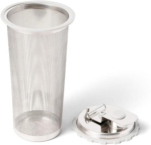 Jarware Cold Brew Coffee Maker and Tea Infuser Lid for Wide Mouth Mason Jars, Black