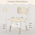 3 2-8, Set (2-Pack) GITAWUSA Adjustable Kids Chair, Level Height Adjustable Child Chair, Toddler Chairs for Children