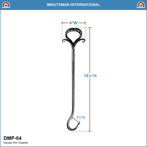 DMP-04 Wrought Iron Damper Pull