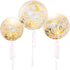 36 Inch Jumbo Confetti Balloons, Giant Latex Balloon with Gold Confetti, Pkg/6 for Party/Birthdays/Wedding/Festivals