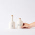 Stacked Oil and Vinegar Decanter Set - White