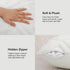 Set of 2 Soft Faux Fur Throw Pillow Covers 18x18 - Cream White Plush Short Wool Velvet Decorative Couch Covers