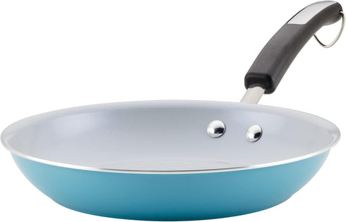 Farberware EcoAdvantage Ceramic Nonstick Frying Pan/Skillet, 10 Inch, Aqua