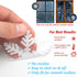 LUDILO 135Pcs Christmas Window Clings, Snowflakes Window Decals for Christmas Decorations, Ornaments