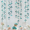 PinkBlume 52 Ft Dark Green Leaf Garland - Emerald Turquoise Paper Hanging Leaves Streamer for Party Decorations