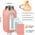BJPKPK 1 Gallon Insulated Water Bottle, 128oz Large Jug with Metal Handle & BPA Free Spout Lid, Pink