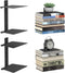 Mefirt Invisible Floating Bookshelves for Wall, 4 Tier Vertical Spine Book Tower,