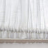jinchan Linen French Door Curtain 40 Inches Long - Open Weave Semi-Sheer Decor - 1 Panel with Tieback, White